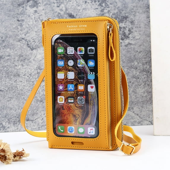 EGNMCR Small Crossbody Cell Phone Purse for Women Mini Messenger Shoulder Handbag Wallet with Credit Card Slots Mother Day Gifts Spring