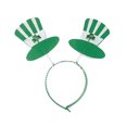 thumbnail image 1 of EGNMCR St. Patrick's Day Headband Green Top Hat Headband Irish Sequin Shamrockes Leprechaun Hat Headband Saint Patty's Day Accessories for Women Girls Costume, 1 of 1