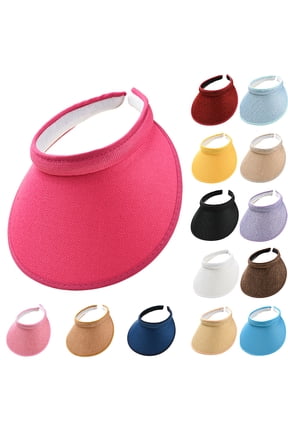 Visors For Women Fashion Hollow Top Visor Outdoor Sports Beach Hiking Visor Causal Solid Color Visor