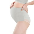 thumbnail image 1 of EGNMCR Women Seamless Maternity Panties High Waisted Pregnancy Underwear Belly Support Briefs Over Bump - Fall, 1 of 1