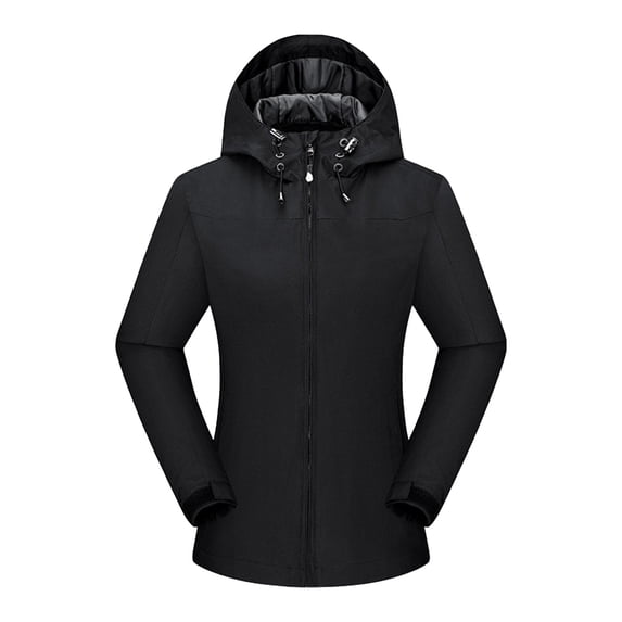 EGNMCR Women Waterproof Rain Jacket Lightweight Outdoor Windbreaker Rain Coat for Hiking, Travel Fall Winter
