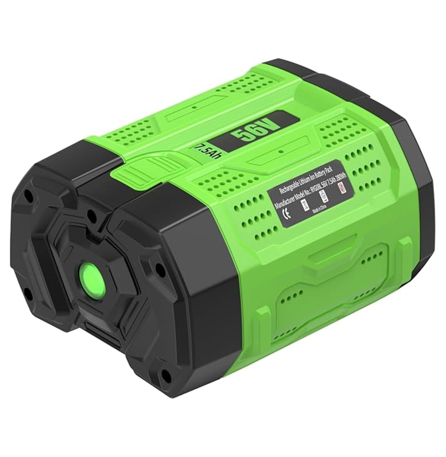 EGO 56V 7.5Ah Replacement Battery - 1 Pack - Lithium Ion Power Tool Battery BA2800 BA4200 Compatible with EGO Cordless Tools CS1604 LB6504 HTA2000