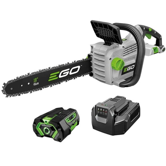 EGO CS1803 56V Brushless Lithium-Ion 18 in. Cordless Chainsaw Kit with 1 Battery (4 Ah)