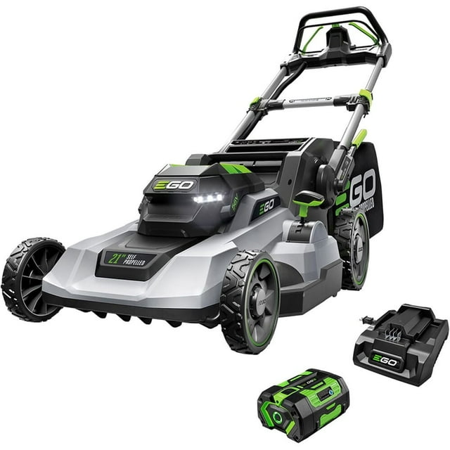 EGO POWER+ 21” 6.0Ah Battery Powered Self-Propelled Walk-Behind Lawn Mower, 50 Minutes Run Time
