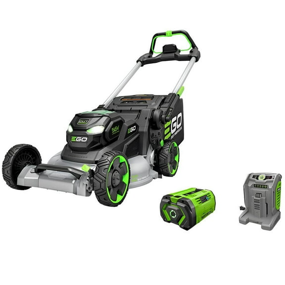 EGO POWER+ 22 Battery Powered Self-Propelled Walk-Behind Lawn Mower, 10Ah Battery, Turbo Charger