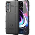 thumbnail image 1 of EGO TACTICAL Rugged Shield Brand Solid Color TPU Phone Case for Moto Edge/Edge 5g UW 2021 - Black, 1 of 1