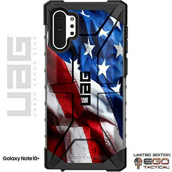 EGO Tactical Limited Edition UAG Urban Armor Gear Case for Samsung Galaxy Note 10 Plus - Waving US Flag