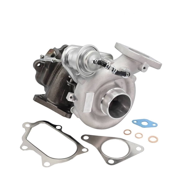 EGOESWELL 14411-AA670 Premium Silver Individual Turbocharger, Upgrade for Enhanced Engine Performance
