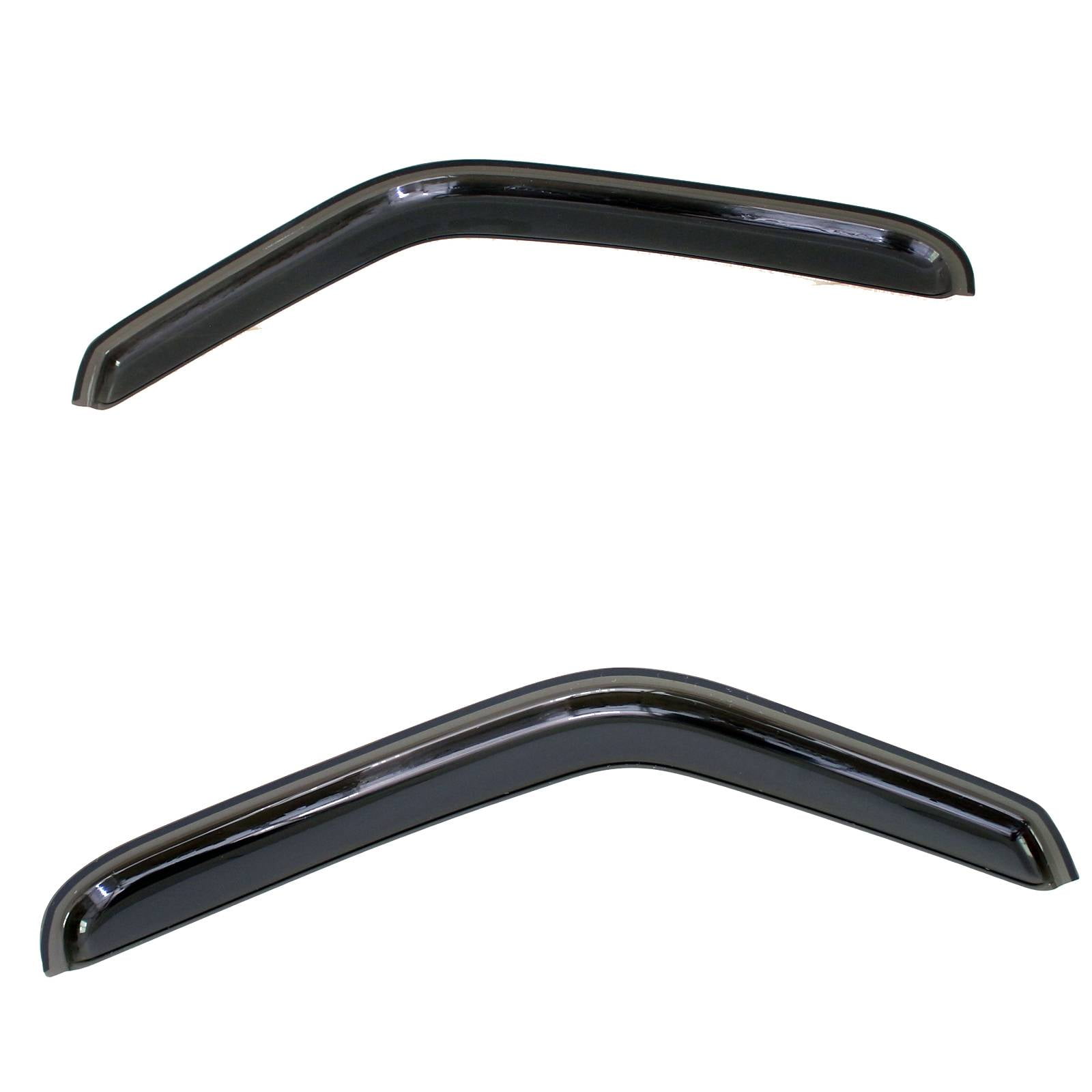 EGOESWELL 192083 Acrylic In-Channel Side Window Deflectors for Cars - Interior Mount Vent Visors & Rain Guards, Seamless Wind Noise Reduction, Enhanced Weather Protection, 2Pcs