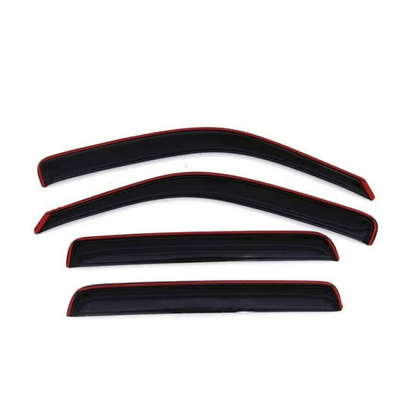 EGOESWELL 194479 In-Channel Side Window Deflectors for Cars - Interior Mount Vent Visors & Rain Guards, Seamless Wind Noise Reduction, Enhanced Weather Protection, 4Pcs