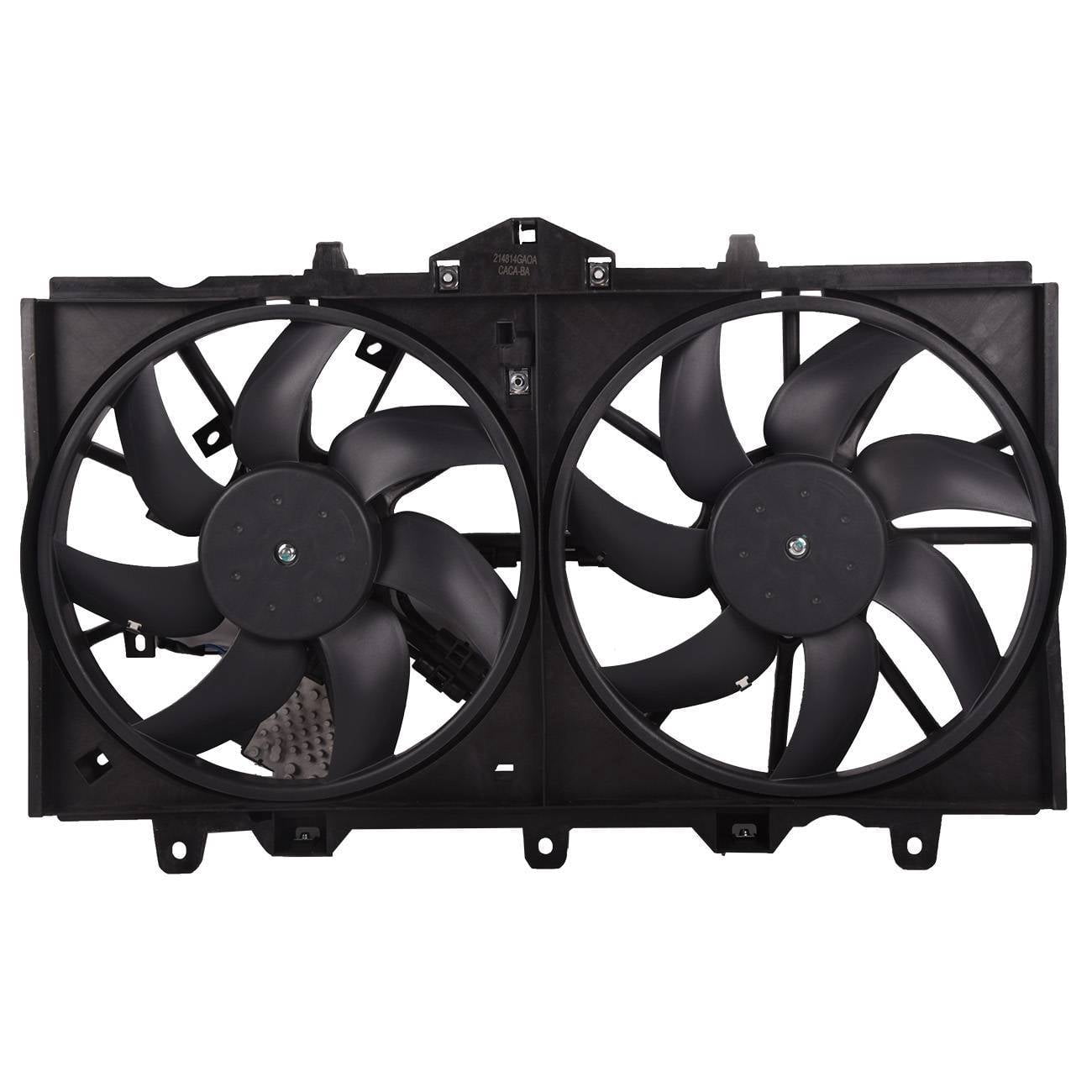 Condenser Build EGOESWELL 214814GA0A Plastic Radiator Condenser Cooling Fan w/ Module ...
