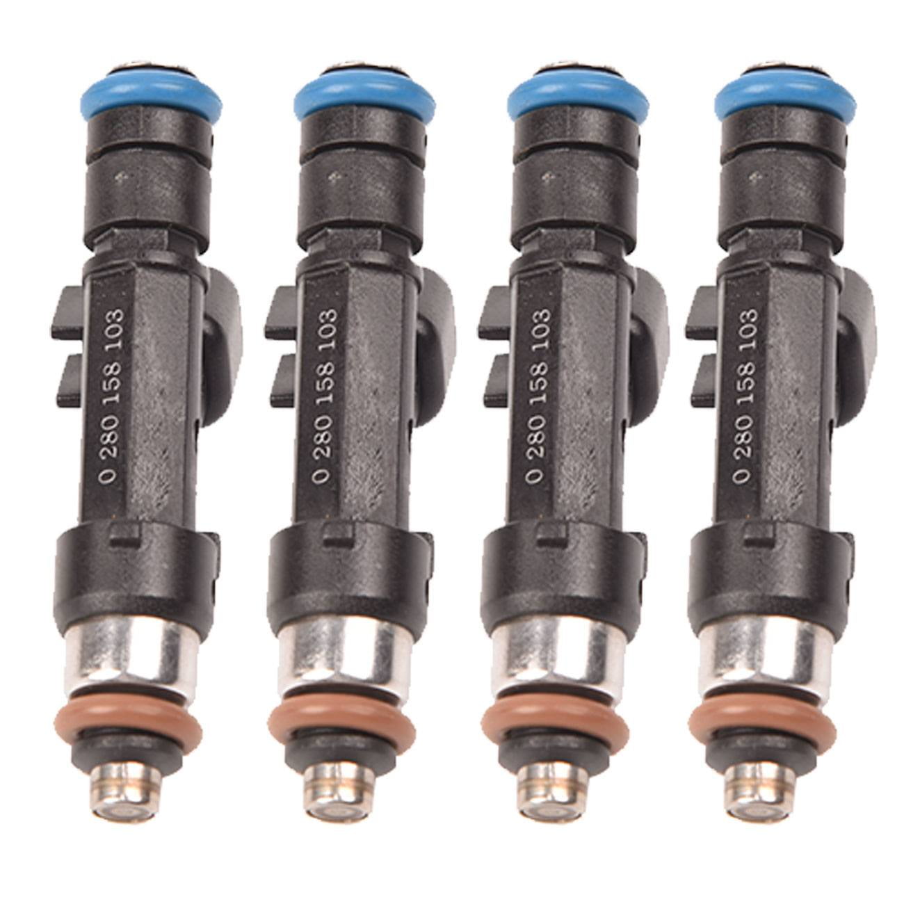 EGOESWELL 280158103 4Pcs Fuel Injectors, Enhanced Flow, Quick Response