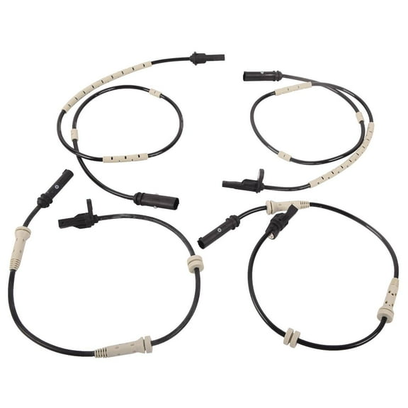 EGOESWELL 4PCS ABS Wheel Speed Sensor Front Rear LH / RH, Compatible with BMW 328i 2012-2016, for 335i 2012-2015, for 430i 2017-2020, Replaces 34526791224