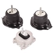 EGOESWELL 5038548AC Front Left & Right Engine Motor + Rear Transmission Mount 3Pcs/Set, Enhances Stability, Safety, and Reduces Noise for Superior Vehicle Performance
