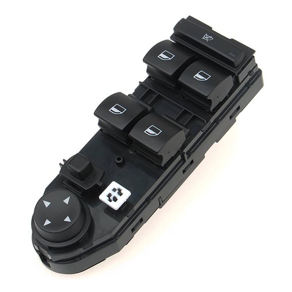 EGOESWELL Front Driver Side Door Master Window Switch, Black 61313414354
