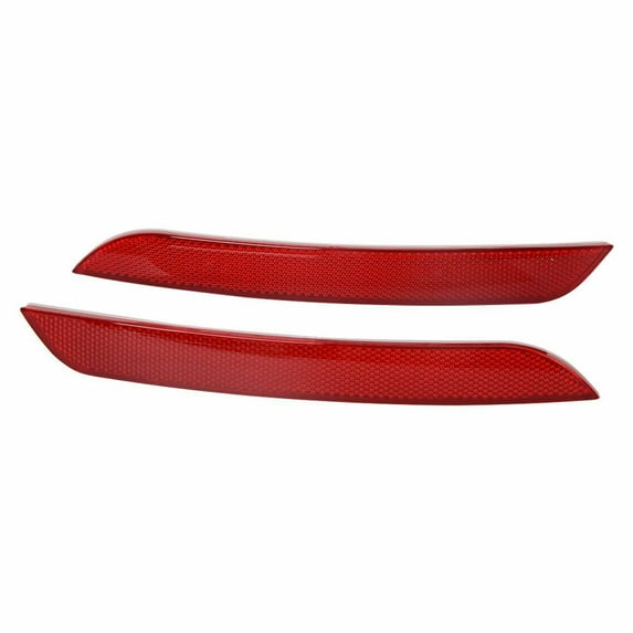 EGOESWELL 63147203237+63147203238 Red Rear Bumper Reflectors, Left & Right, Sturdy Construction