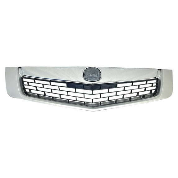 EGOESWELL 71121TL2A00 Premium Painted Finish Black & Silver Plastic Grille w/Molding 1 Pc for Front, Enhance Your Car's Aesthetics & Performance