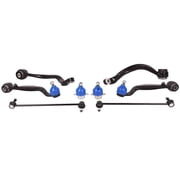 EGOESWELL 8PCS Front Upper Left Right Suspension Kit w/Control Arms Ball Joints Sway Bar Link