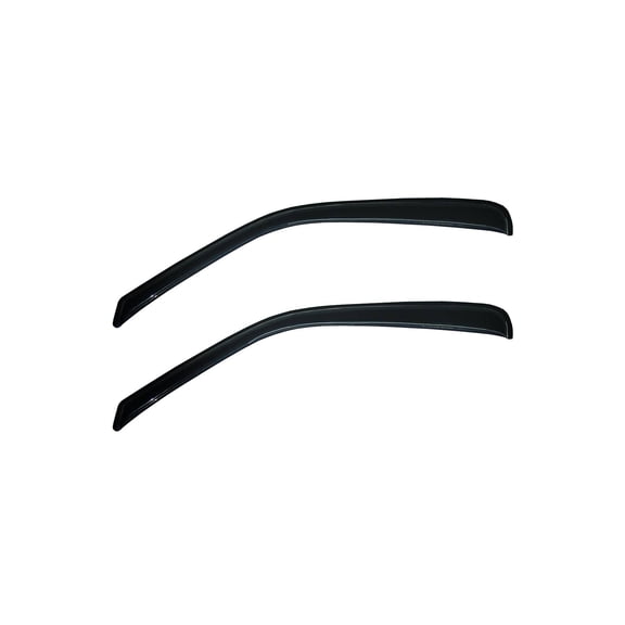 EGOESWELL 92503 Acrylic Tape-On Exterior Mount Side Window Deflectors for Cars, Easy Install Vent Visor Sun Shades & Rain Guards, Durable Wind Noise Reduction, Clear View Weather Protection, 2Pcs
