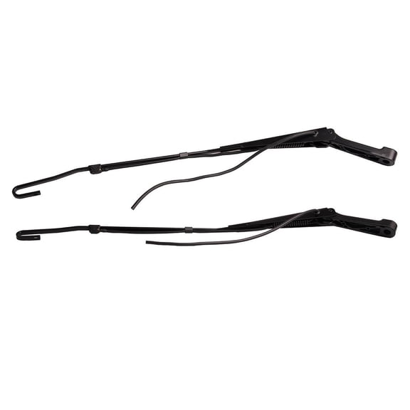 EGOESWELL A9018200044+A9018200144 2Pcs Plastic Windshield Wiper Arm, Black, Front Left & Right, Durable Construction