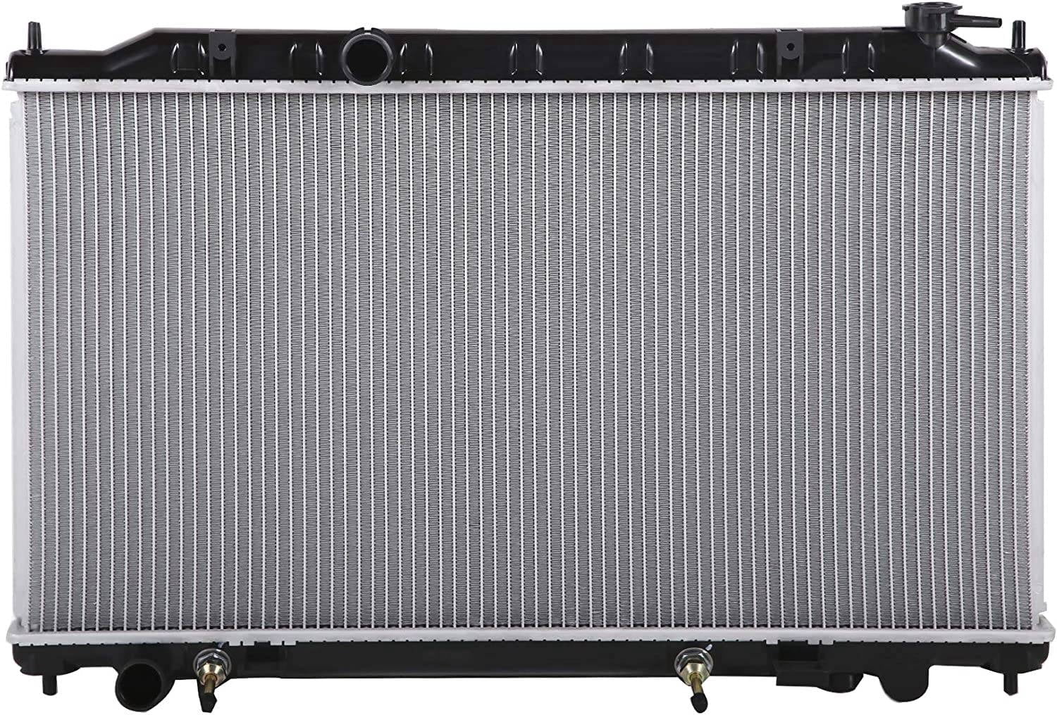 EGOESWELL NI3010187 High-Performance 1-Row Radiator, Unpainted Aluminum ...