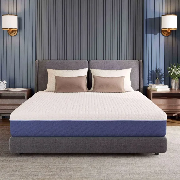 EGOHOME 12" King Size Mattress in a Box with Cooling Gel, Medium Firm Memory Foam Mattress, Pressure Relief, CertiPUR-US