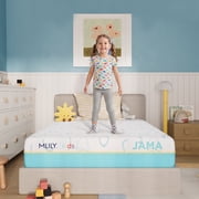 EGOHOME 5 Inch Twin Memory Foam Mattress for Kids, Medium-Firm Mattress in a box, CertiPUR-US Certified, Blue