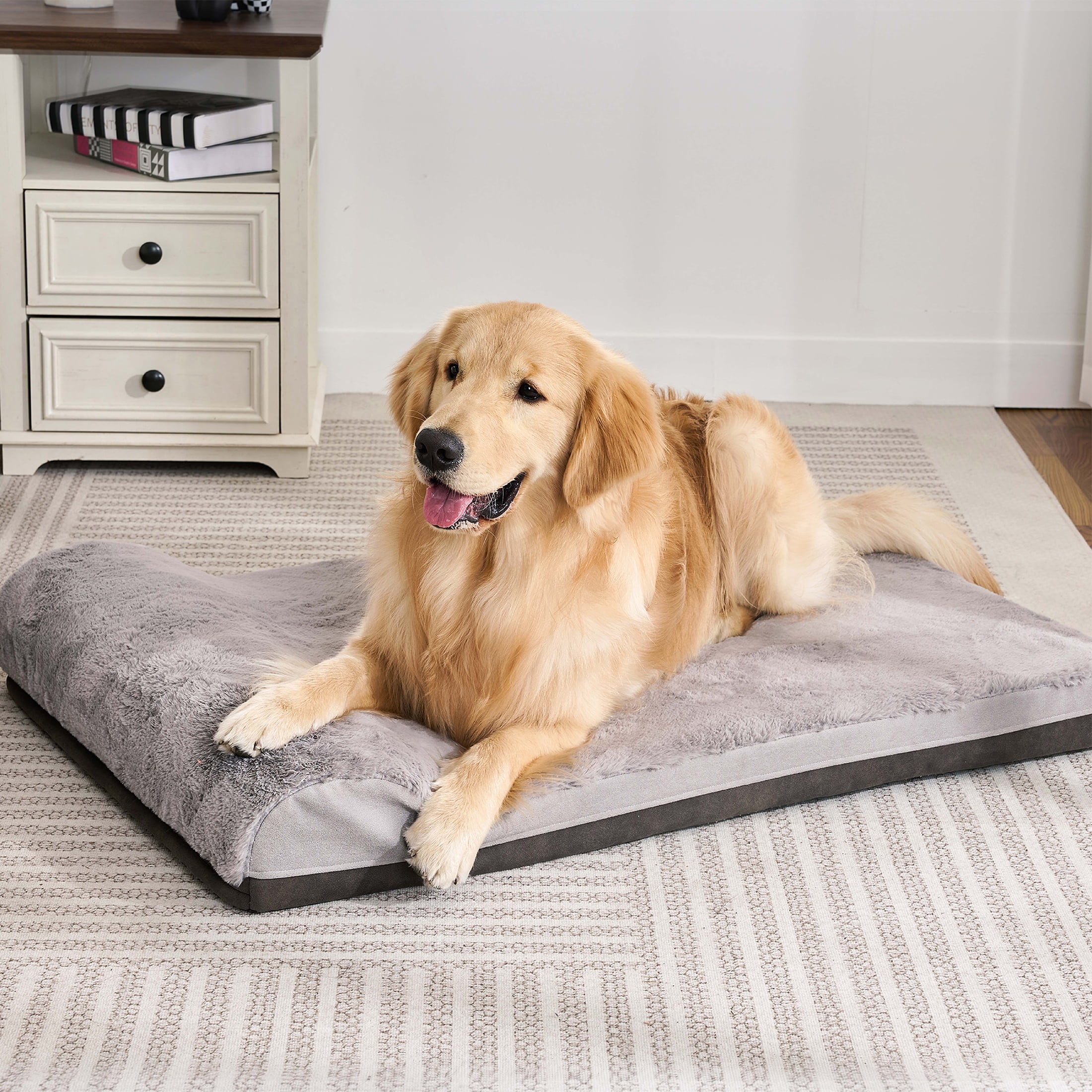EGOHOME Pillow Lounge Memory Foam Dog Bed, Pet Orthopedic Bed for