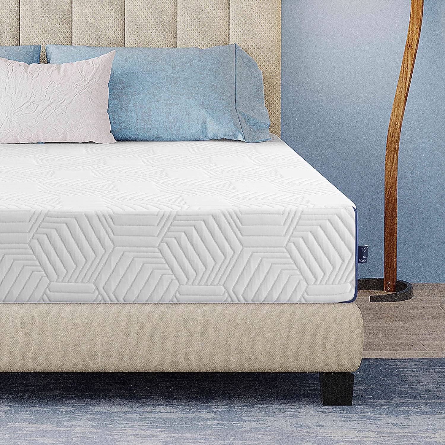 EGOHOME Twin Memory Foam Mattress 8 inch Cooling Gel Foam Bed Mattress