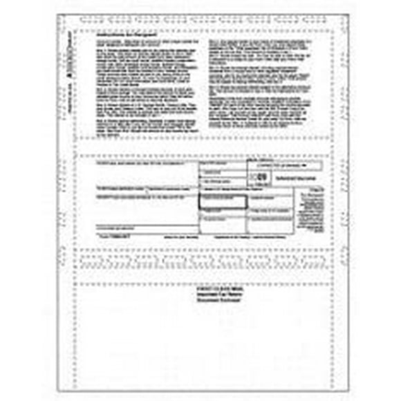 EGP IRS Approved 1099 Interest, Copy B - Pressure Seal Tax Form