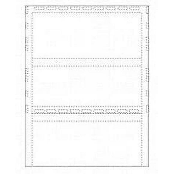 EGP IRS Approved 3-Up 1099 Blank, Pressure Seal, 1 Carton of 500 Sheets TF5119
