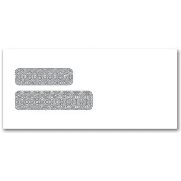 EGP Self Seal Double Window 9 x 4 1/8, 250 Envelopes