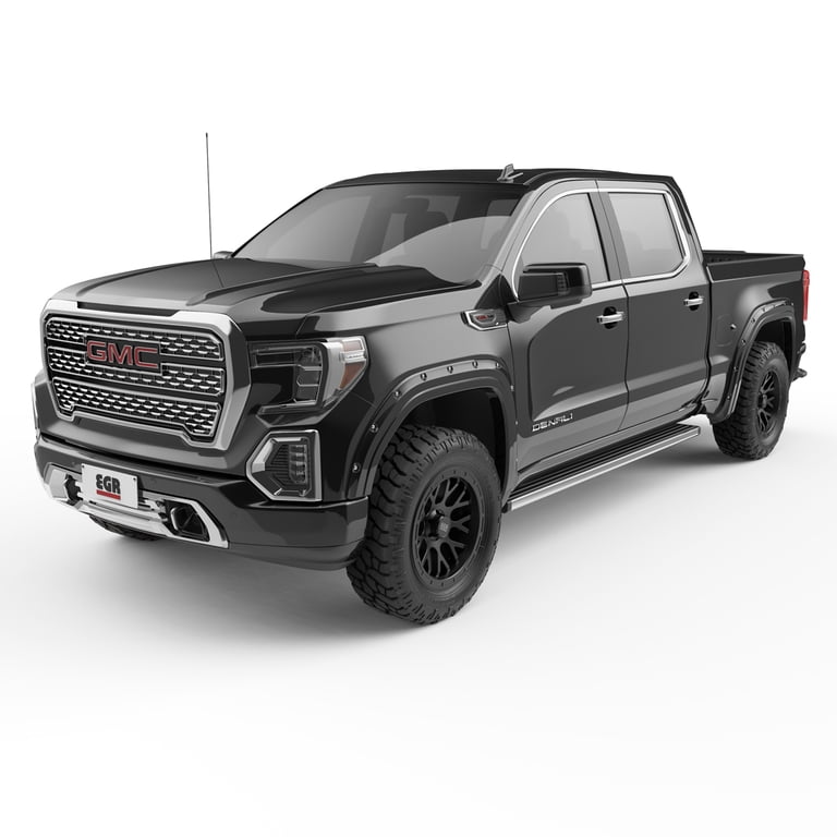 Paintable Black Fender Flares Set For 2019-2023 Ram 2500/3500 – Pocket Rivet Bolt Style