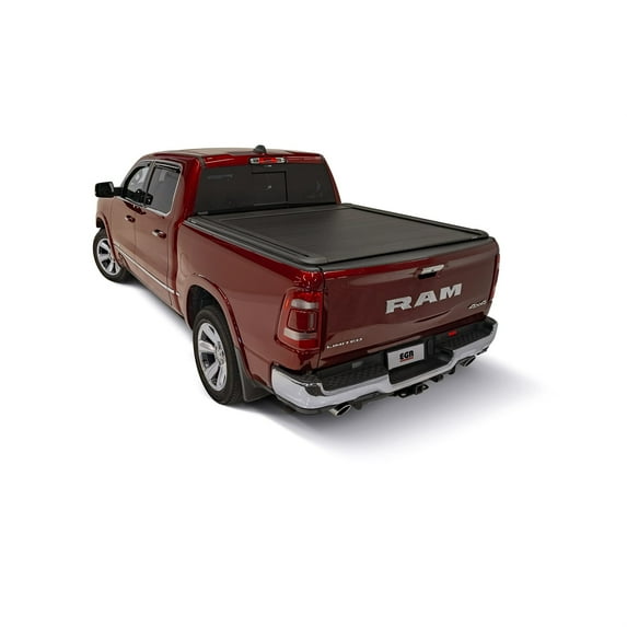 EGR RollTrac Retractable Tonneau Cover for Ram 1500 67.4in Bed (Non-Ram Box) - Electric Powered Aluminum Truck Bed Cover - Model: RT038811E