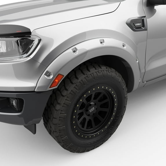 EGR 2019-2023 Fits Ford Ranger Extended Crew Cab Pickup Painted To Code Ingot Silver Set Of 4 Traditional Bolt-On Look Fender Flares 793554-UX