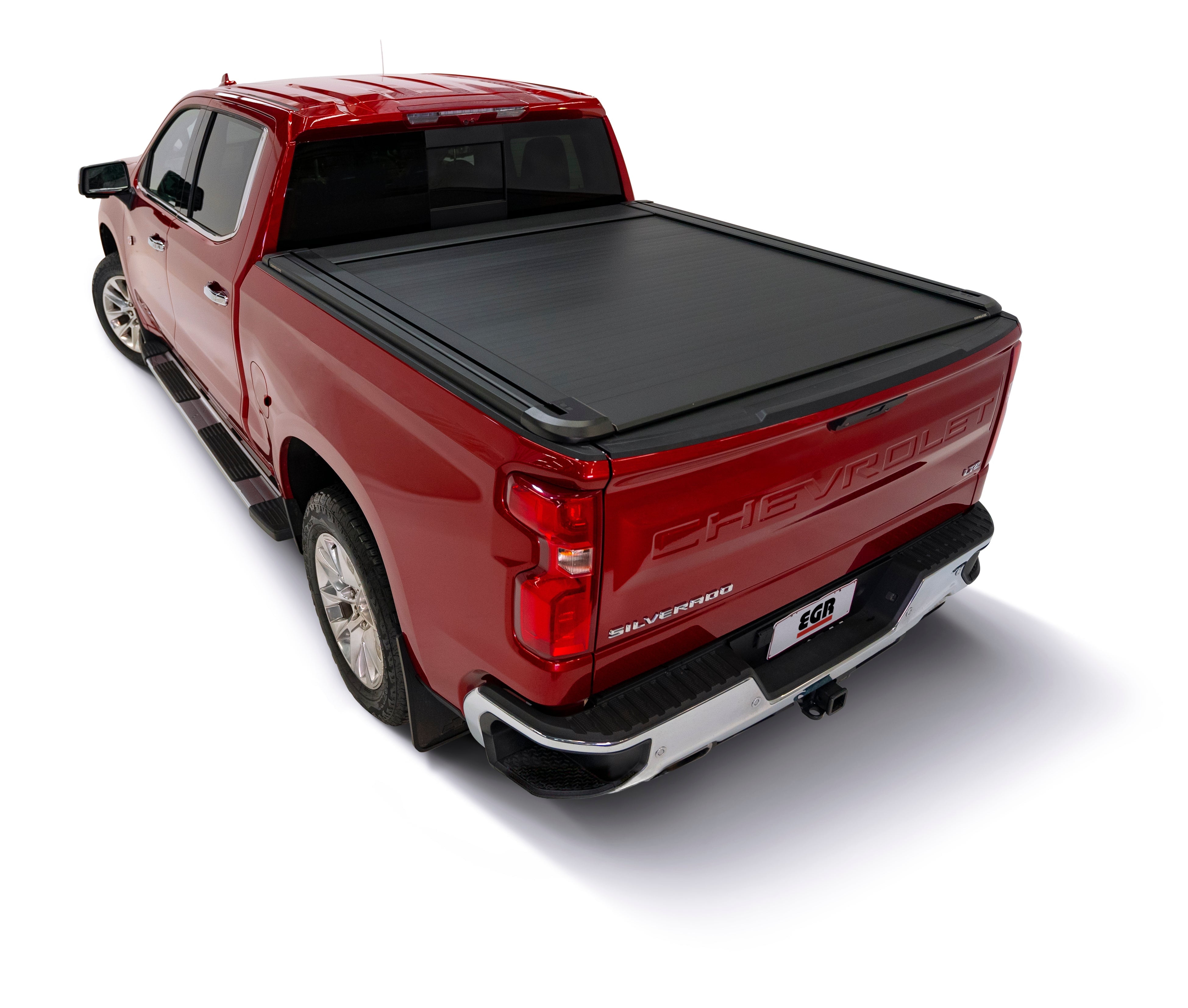 EGR 2019-2024 Fits Chevrolet Silverado 1500 Fits GMC Sierra 1500 Short Box Non HD Rolltrac Power Retractable Bed Cover RT039603E