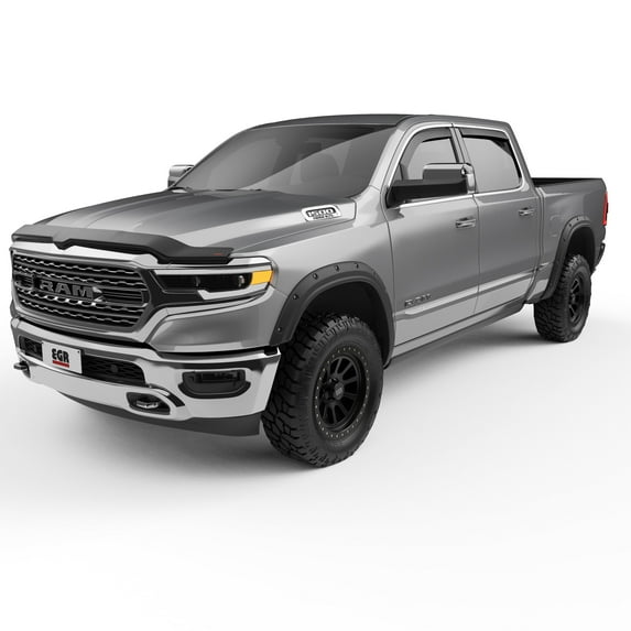 EGR 2019-2024 Fits Dodge Ram 1500 Crew Cab Extended Cab Pickup 4 Door Set Of 4 Non Rebel Non TRX Traditional Bolt-On Look Fender Flares 792954