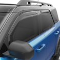 thumbnail image 1 of EGR 573561 in-channel Window Visors Truck Accessory Front and Rear Set, Dark Smoke Finish, Compatible with Select Ford Bronco Models, 1 of 4