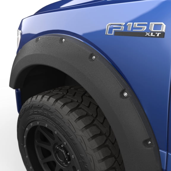EGR BLF1012-Baseline Fender Flare Set Compatible with Select 2021-2024 Ford F-150 Series Trucks - Textured ABS Construction with Bolt-on Look