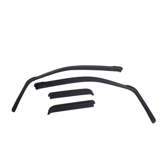EGR 573631 SlimLine In-Channel WindowVisors Set of 4; Dark Smoke;