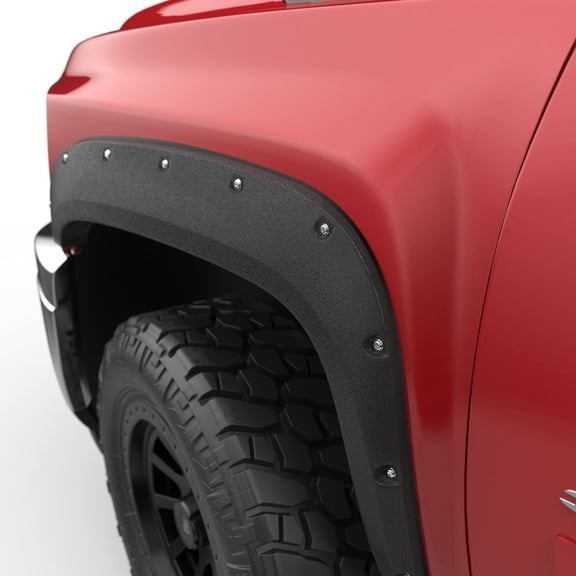 EGR BLF1024-Baseline Fender Flare Set Compatible with Select Chevy Silverado 1500 (07-13) & 2500/3500HD (07-14) Series Trucks - Textured ABS with Bolt On Look