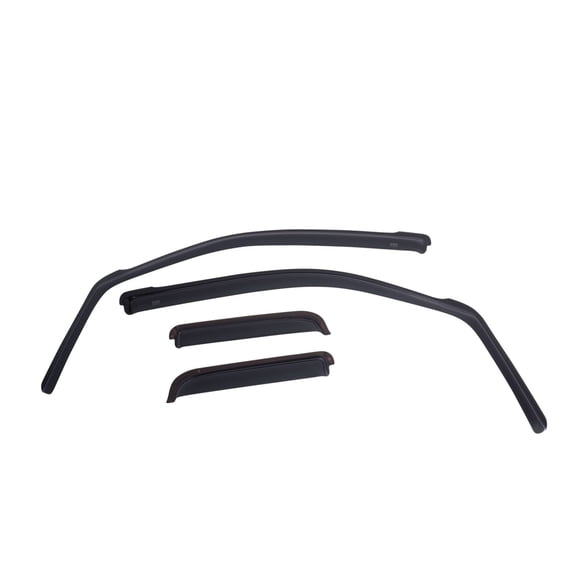 EGR 571775 Window Visors Full Set Truck Accessory with Smooth Matte Finish, Compatible for Select 2014 to 2018 Chevrolet Silverado Models