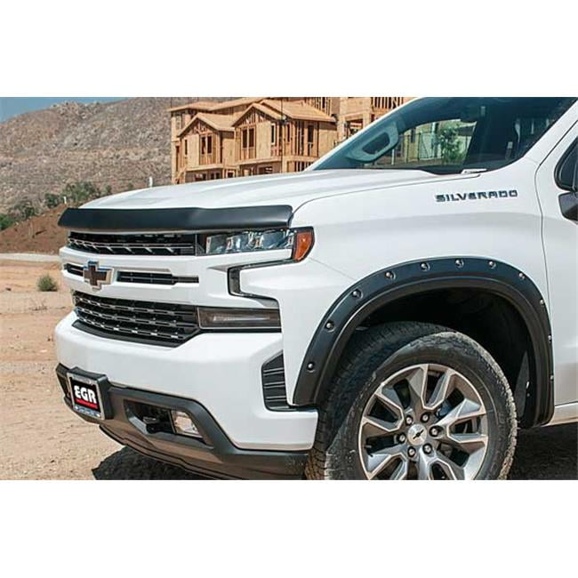 EGR  Matte Black Hood Shield for 2019-C Silverado 1500 Superguard