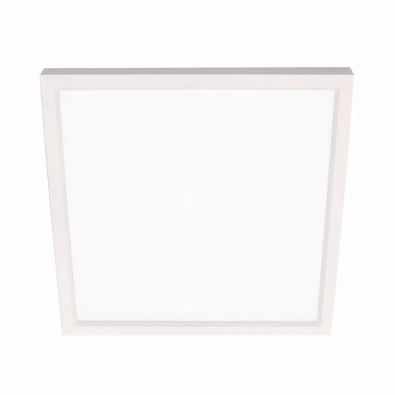 EGSF04LAJD1WH AFX Edge Square - 10W 1 LED Flush Mount-0.67 Inch Tall and 4.4 Inch Wide-White Finish