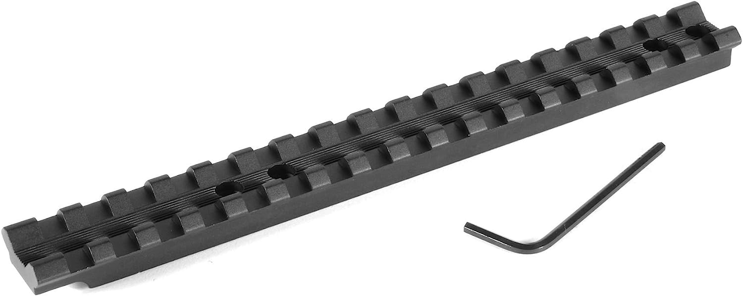 EGW Savage 25 One Piece Picatinny Rail 0 MOA Matte Black Hardware Included