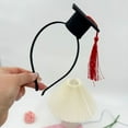 thumbnail image 1 of EGYMEN 10Pc Mini Graduation Headband, Cute Graduation Cap Headpiece, Stylish Graduation Hat Accessory, Festive Graduation Hairband For Celebrations(Red), 1 of 5