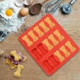 thumbnail image 1 of EGYMEN 15-Cavity Dog Bone Cake Mold, Food Grade Silicone Baking Mold for Homemade Dog Treats, Personalized Dog Training Command Concept Cake Tool, Durable and Safe Pet Treat Maker, 1 of 4