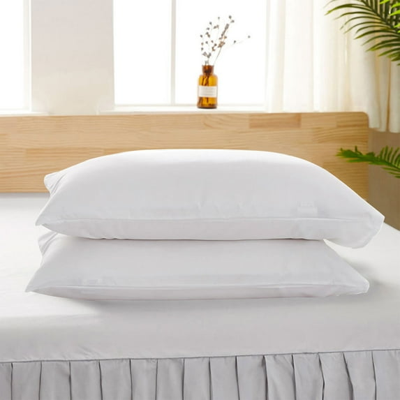 EGYMEN 1PC Pillow Case, 14"x30" Soft Microfiber Pillow Cover with Envelope Closure, Cozy Pillow Protector with Shrinkage and Fade Resistance(White)