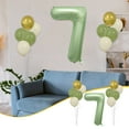 thumbnail image 1 of EGYMEN 1st Birthday Balloon Set, Aluminum Foil Numbers & Cream Colored Party Decorations, Holiday & Celebration Scene Arrangement for Baby's First Birthday, 1 of 7