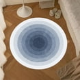 thumbnail image 1 of EGYMEN 24" Round Rug, Cream Color Wind Sofa Mat, Coffee Table Area Rug, Bedroom Side Cushion, Study Soundproof Floor Cushion, 1 of 6